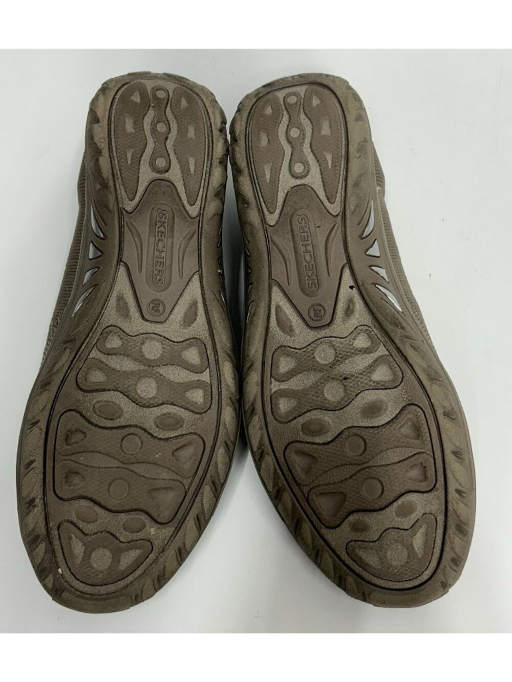 Skechers Reggae Fest Enjoy Knit Slip On Shoes  Women’s Size 8.5 Tan Brown 49679 - Picture 6 of 10